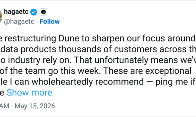 Crypto data company Dune cuts 25% of staff in restructuring