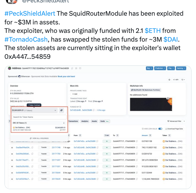 Squid and Safe Labs say third-party module behind $3.2M exploit
