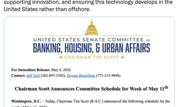 CLARITY Act sees ‘big step forward’ as markup set for May 14