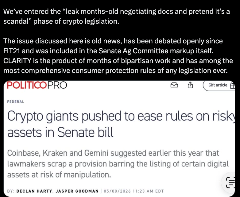Crypto exchanges pushed US lawmakers to bar provision on risky tokens: Report