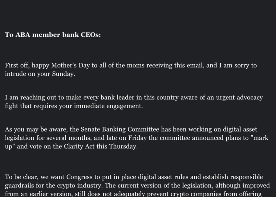 US banking lobby urges senators to close ‘stablecoin loophole’ ahead of crypto bill markup