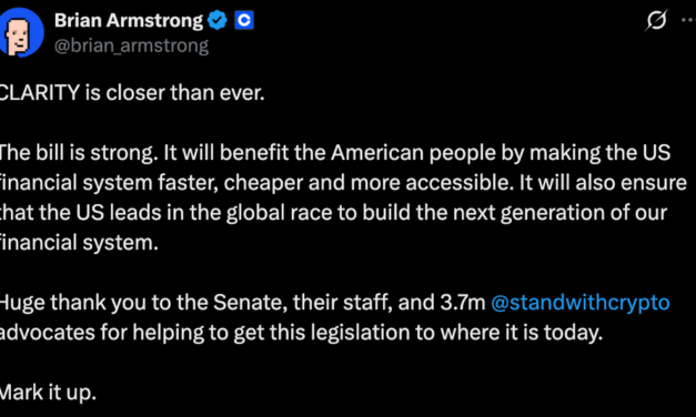 Coinbase CEO Brian Armstrong gets behind CLARITY Act ahead of Thursday markup
