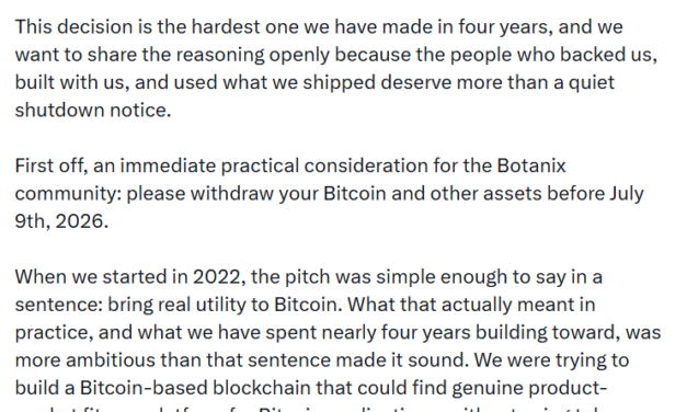 Does Botanix’s failure prove Bitcoiners don’t care about DeFi?