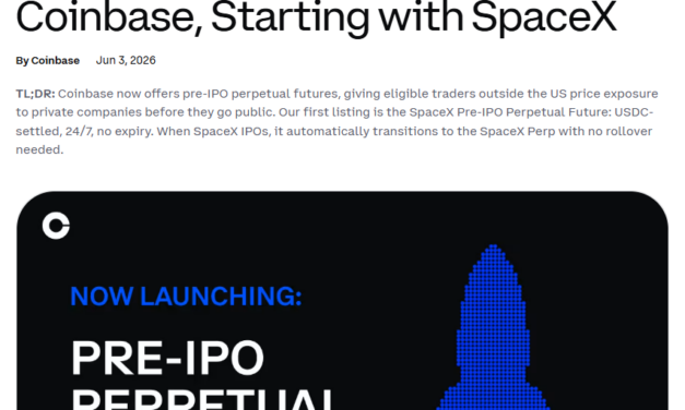 Coinbase launches pre-IPO markets, starting with Elon Musk’s SpaceX