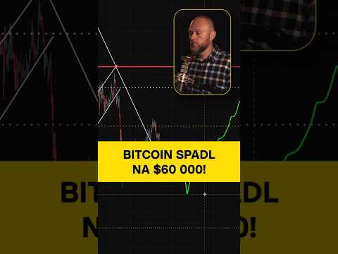 Bitcoin spadl na $60 000!