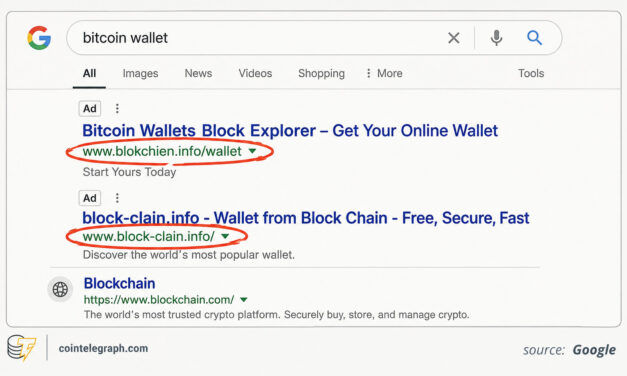 Why Google search can be a crypto wallet risk