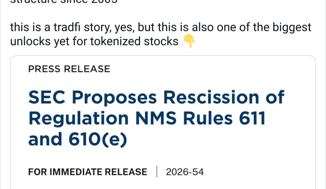 SEC plan to scrap ‘Rule 611’ a boon for tokenized US stocks: Galaxy