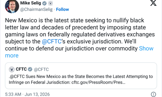 CFTC sues New Mexico over prediction market jurisdiction