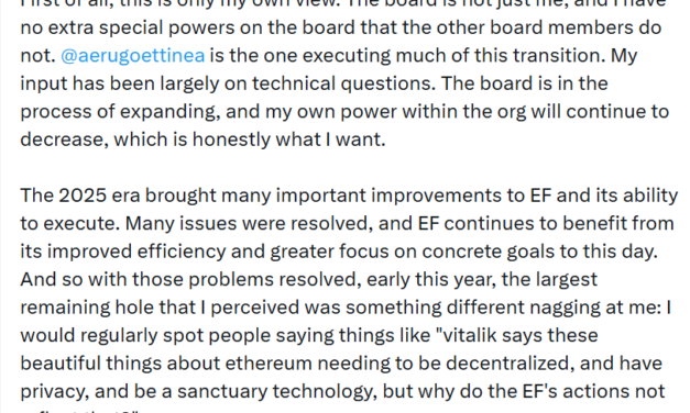 Ethereum faces core development funding crisis, former contributor warns
