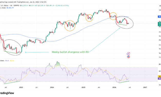 Bitcoin weekly close above $63K amid RSI divergence may be bottom signal: Data