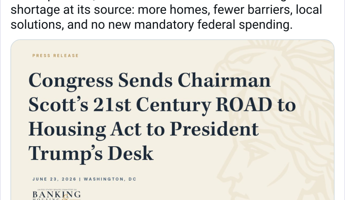 US nears ban on CBDCs until 2030 as housing bill goes to Trump