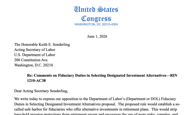 US lawmakers push back on Labor Department plans to include crypto in 401(k)s