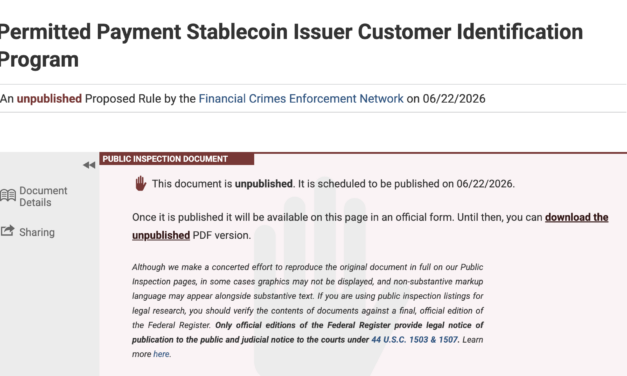 US regulators push user ID requirements for stablecoin issuers akin to regulated banks