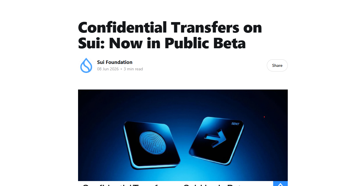 Privacy push as StarkWare and Sui move toward compliance-ready confidential transfers