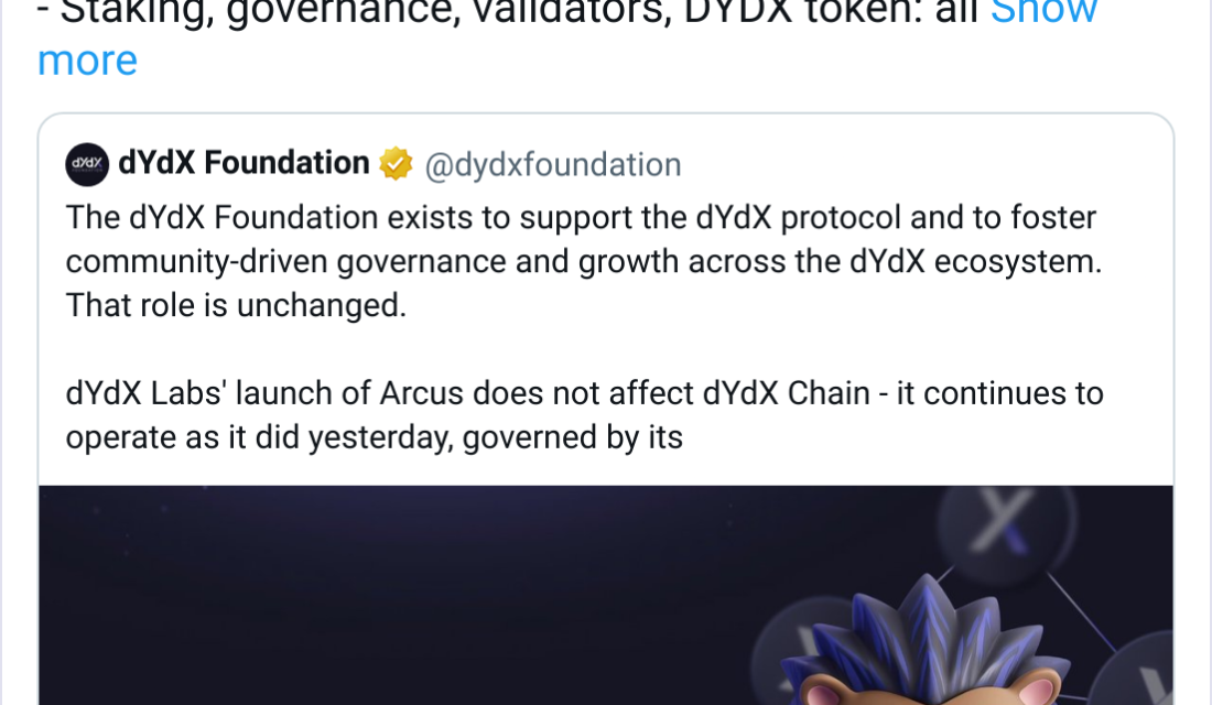 Robinhood links with dYdX Labs to launch new DEX Arcus