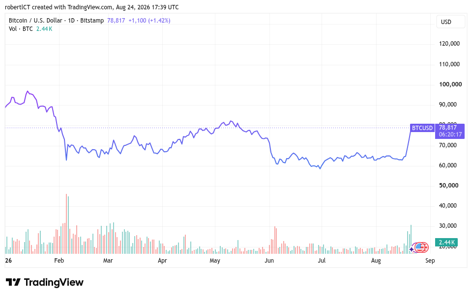 Bitcoin price hits $80K as 24-hour crypto short liquidations pass $220M