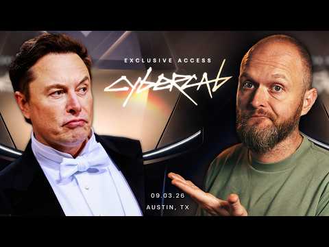 Tesla Cybercab přichází! 🚕 Prohrál jsem sázku?