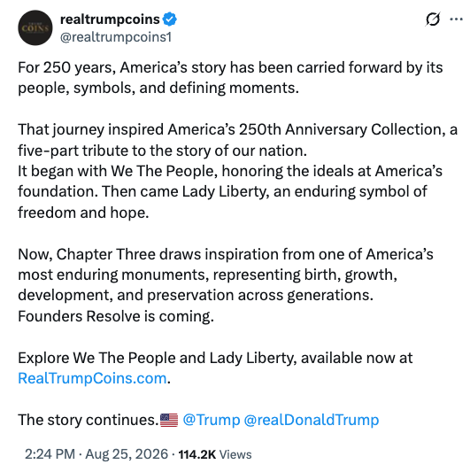 Real Trump Coins denies launching GOLD token, blames ‘bad actors’