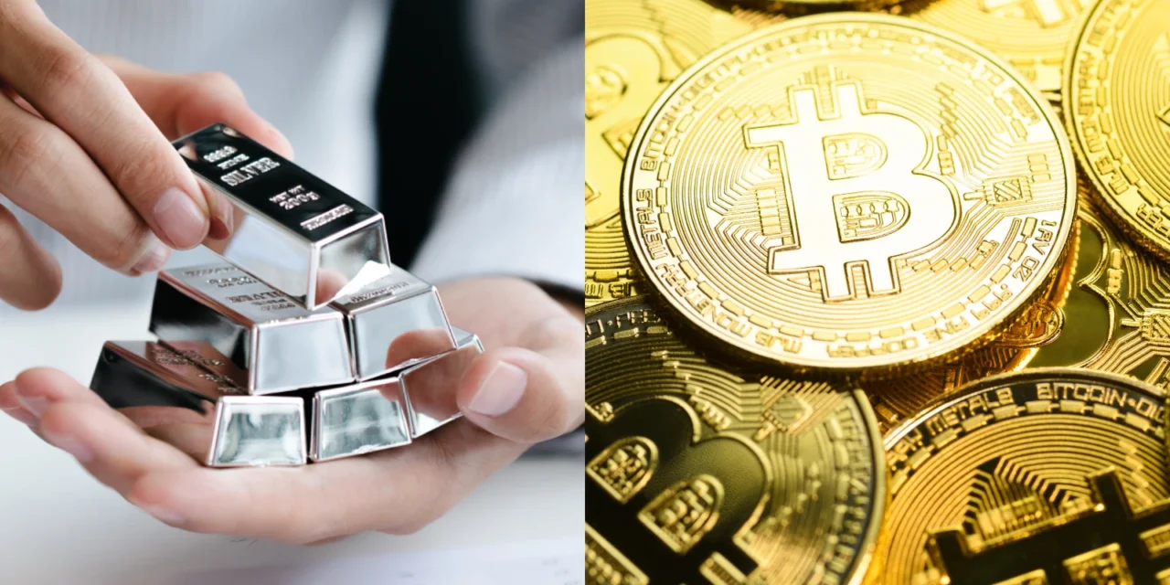 Striebro vs. Bitcoin: Z 1 000 eur je po roku buď 1 556, alebo len 560