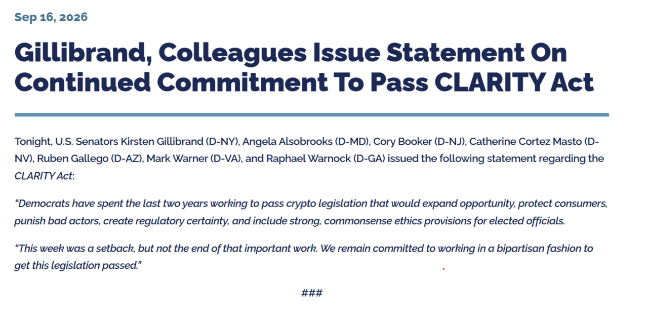 Is there any chance left to save the CLARITY Act?