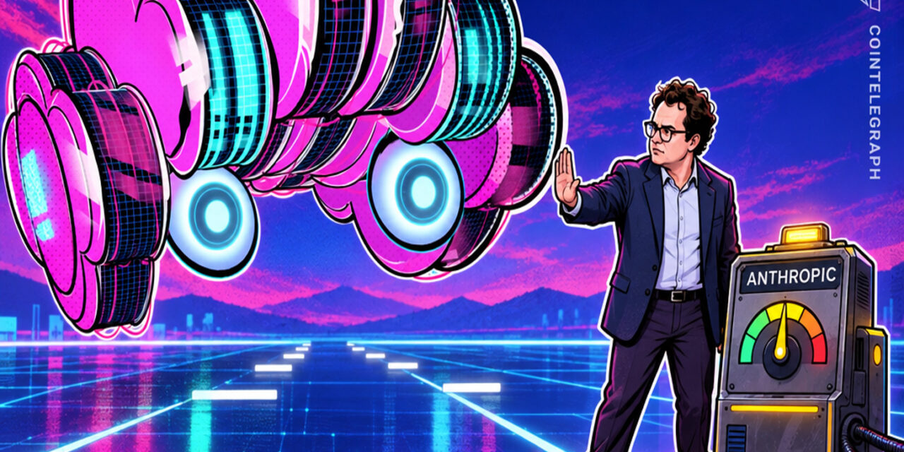 Anthropic chief urges slowdown in AI development to safer pace