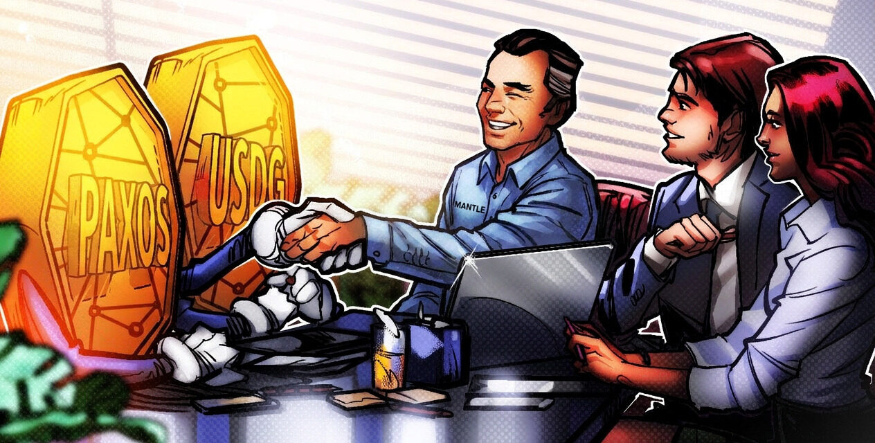Mantle adds Paxos’ USDG stablecoin, joins Global Dollar Network