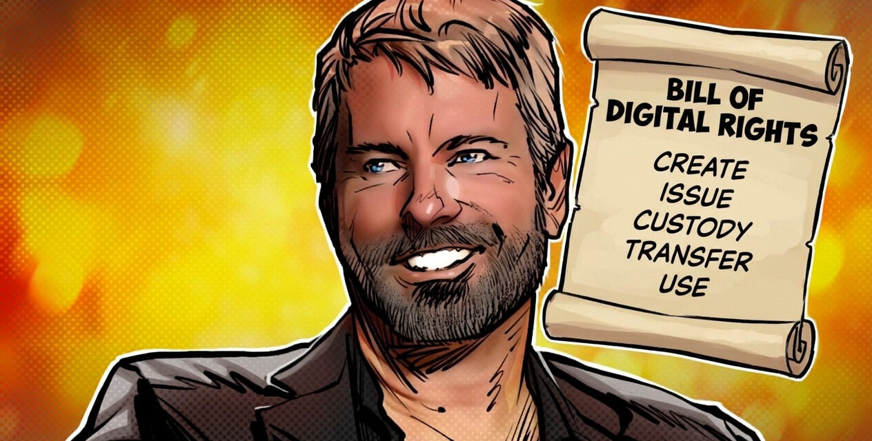 Saylor outlines ‘bill of digital rights’ to help build prosperity in future economy