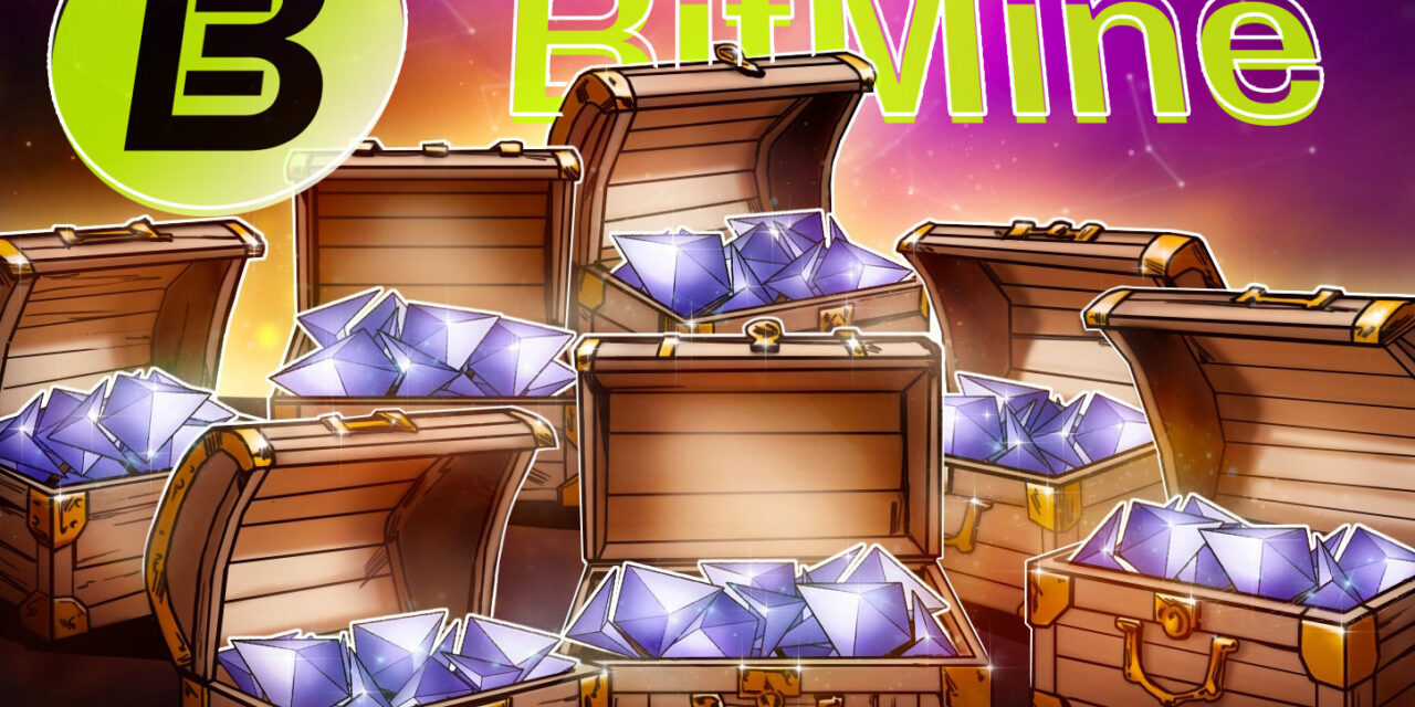 Bitmine buys 28k ETH, completes 97% of treasury accumulation goal