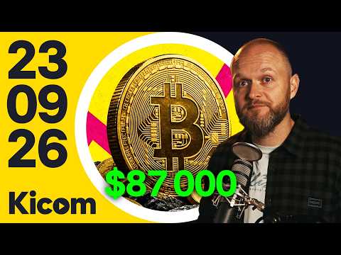 Bitcoin za $87 000 🚀 – co stojí za růstem ceny? – CEx 23/09/2026