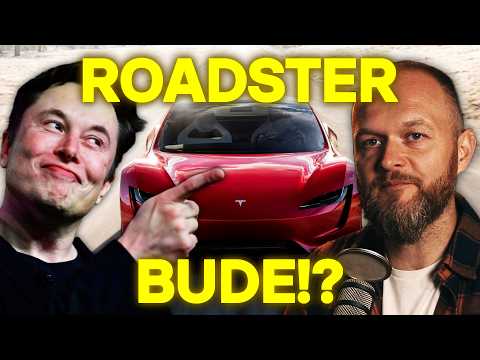 Tesla Roadster bude!? 🚘