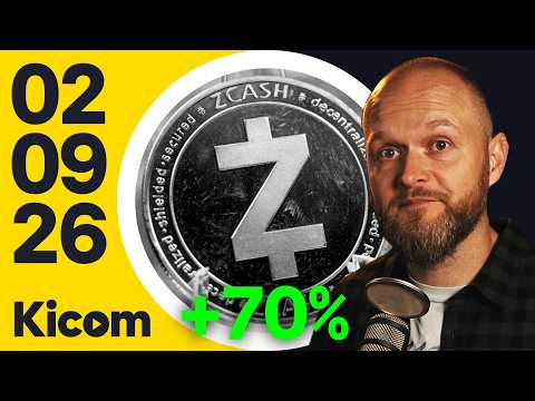 Zcash vypumpoval o 70 % 🚀 | Revolut spouští stablecoin 🪙 | Saylor na nákupech 💰 – CEx 02/09/2026