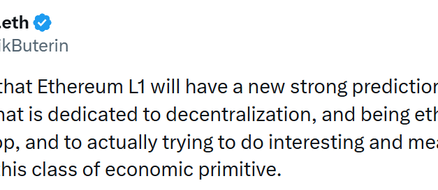 Trueo prediction market moves from Base to Ethereum
