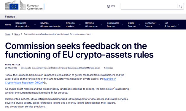 A single market worth protecting: Getting the MiCA review right