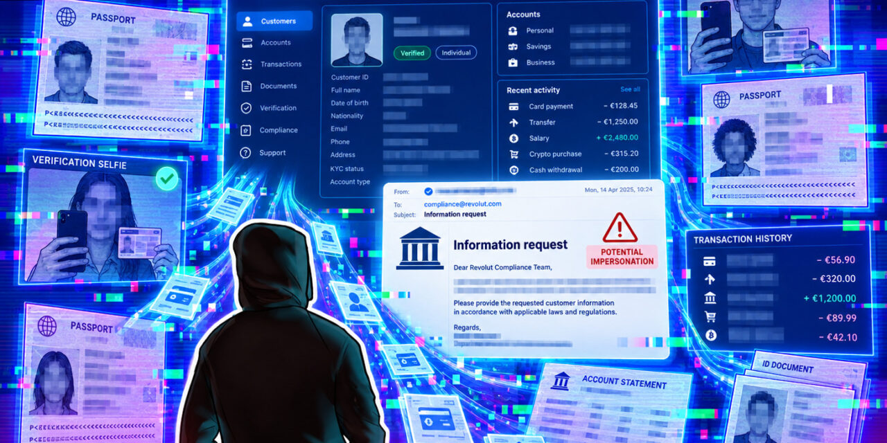 Revolut says customer data exposed through fake government email