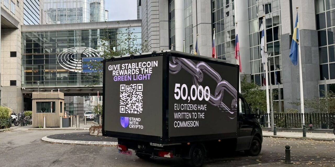 50,000 Europeans call on EU to ease stablecoin rewards restrictions in MiCA review