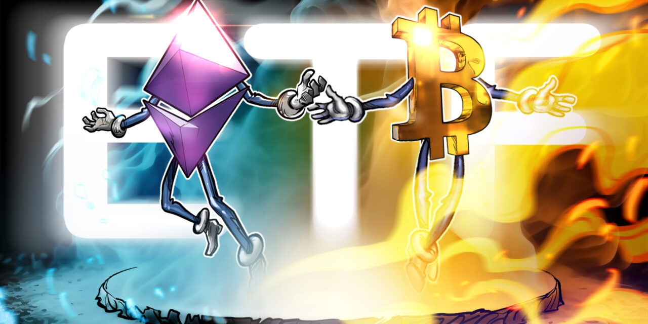 Bitcoin ETFs notch third inflow week as Ether ETFs shed $138M