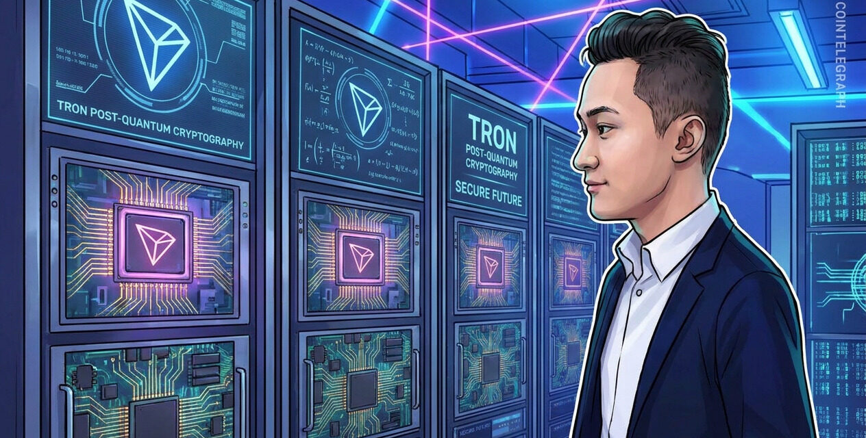 Justin Sun says Tron’s post-quantum cryptography has gone live on testnet