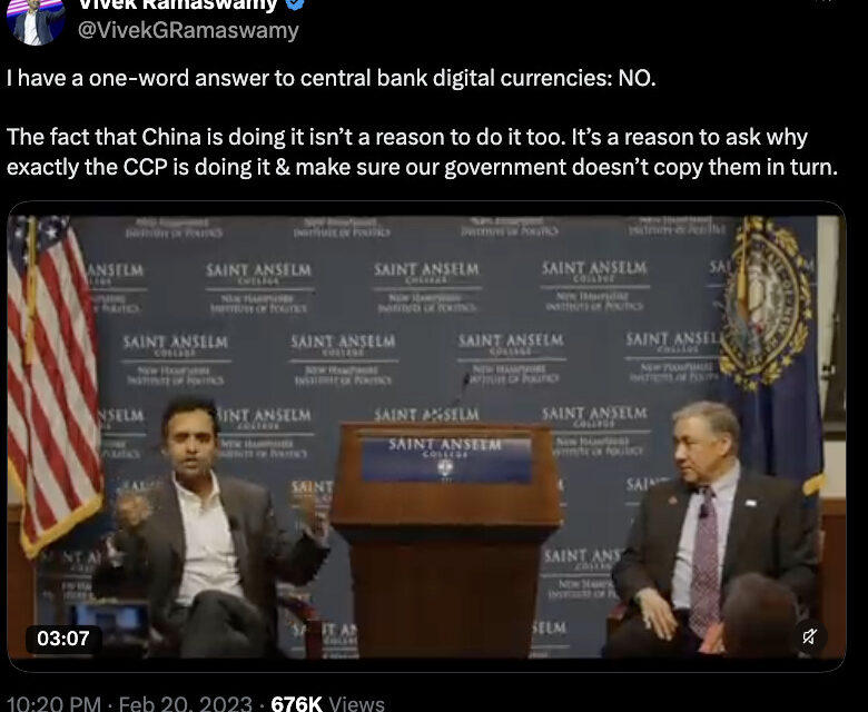 Vivek Ramaswamy’s gubernatorial run lacks the crypto rhetoric of his presidential bid
