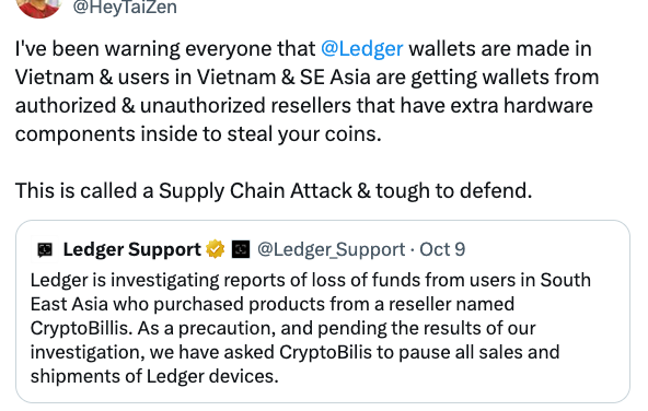 Ledger’s early implant warnings deserved more action, Karpelès says